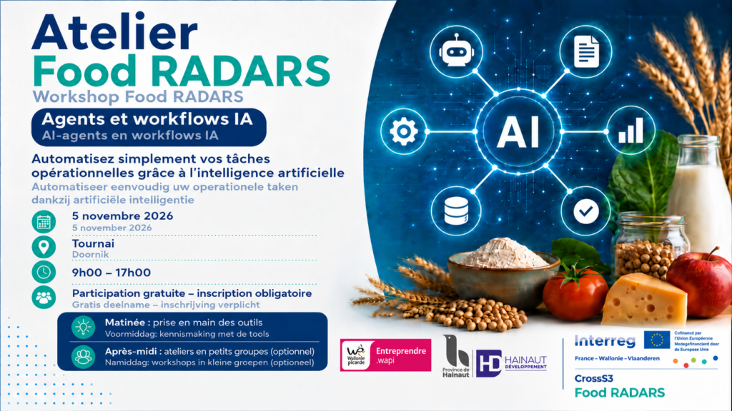 Atelier Food RADARS – Agents et workflows IA